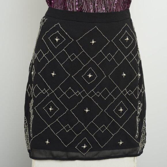 Love21 mini skirt, Size S (2 - 4), Black colour - Picture 2 of 9